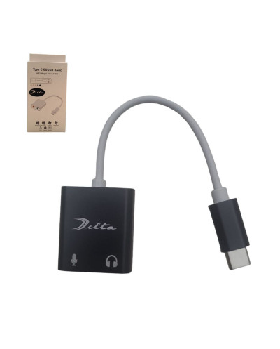 VC-TARJETA EXTERNA USB 3.1 TIPO C DE SONIDO 2 ENTRADAS 7.1 CANALES