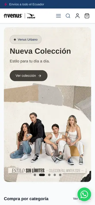 Venus Ecuador en celular